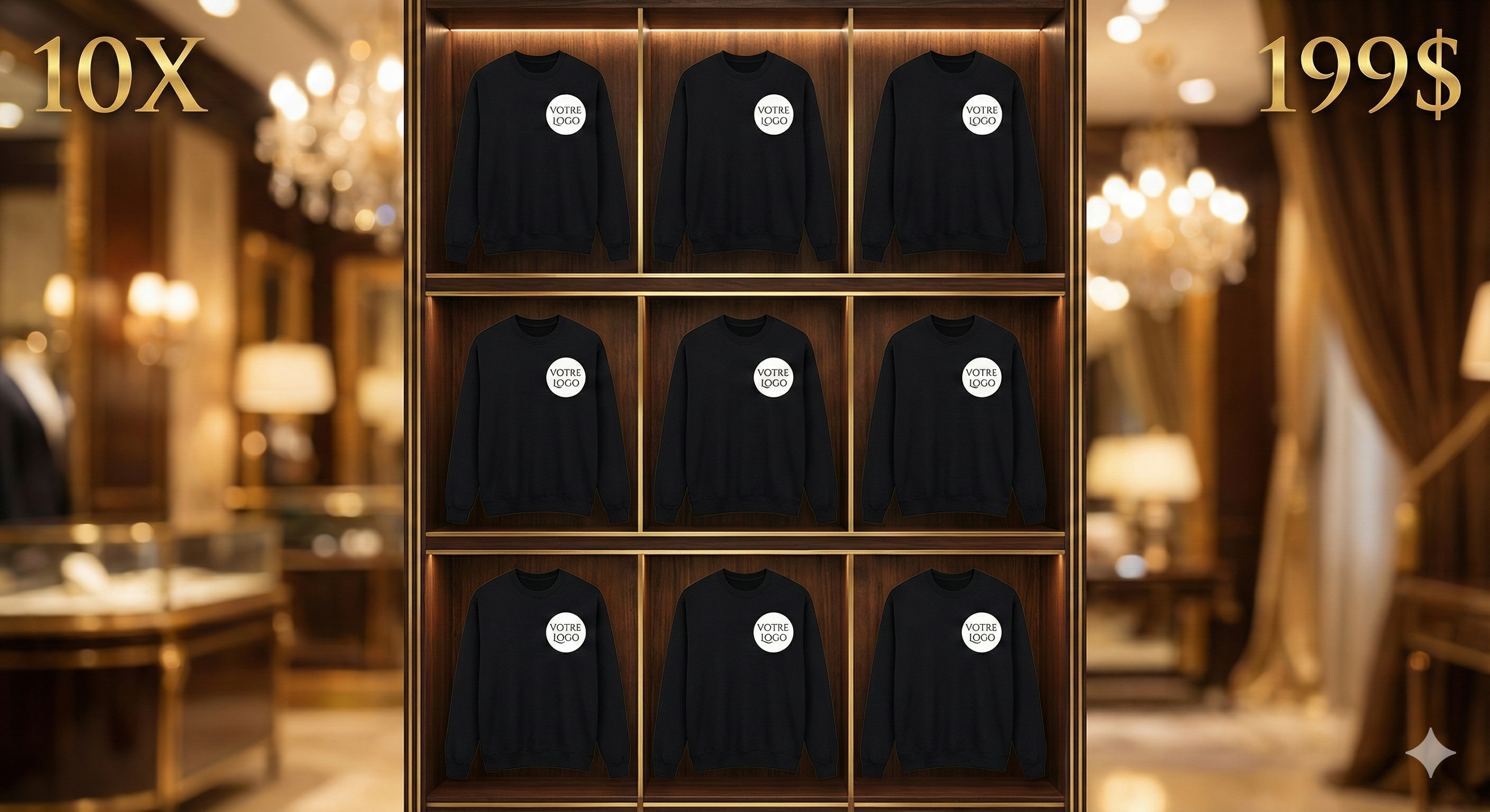 Pack 10 Crewnecks Premium pour 199$  Confort, style et prix imbattable